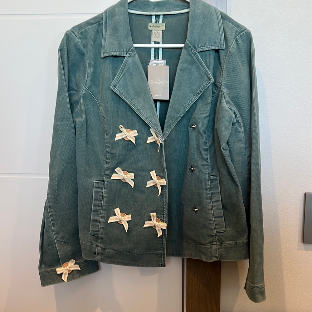 Corduroy Double Breasted Jacket